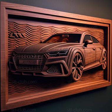 3D модель Audi RS7 (STL)